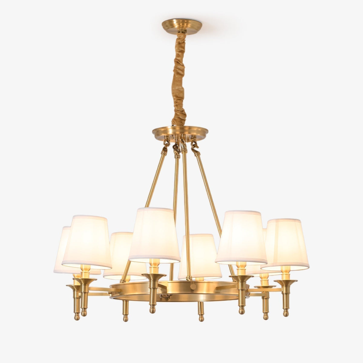 Kirevia Lustre Laiton Lin Moderne