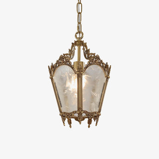 Lustra Suspension Laiton Empire Antique Élégante