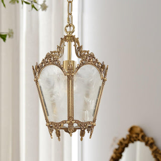 Lustra Suspension Laiton Empire Antique Élégante