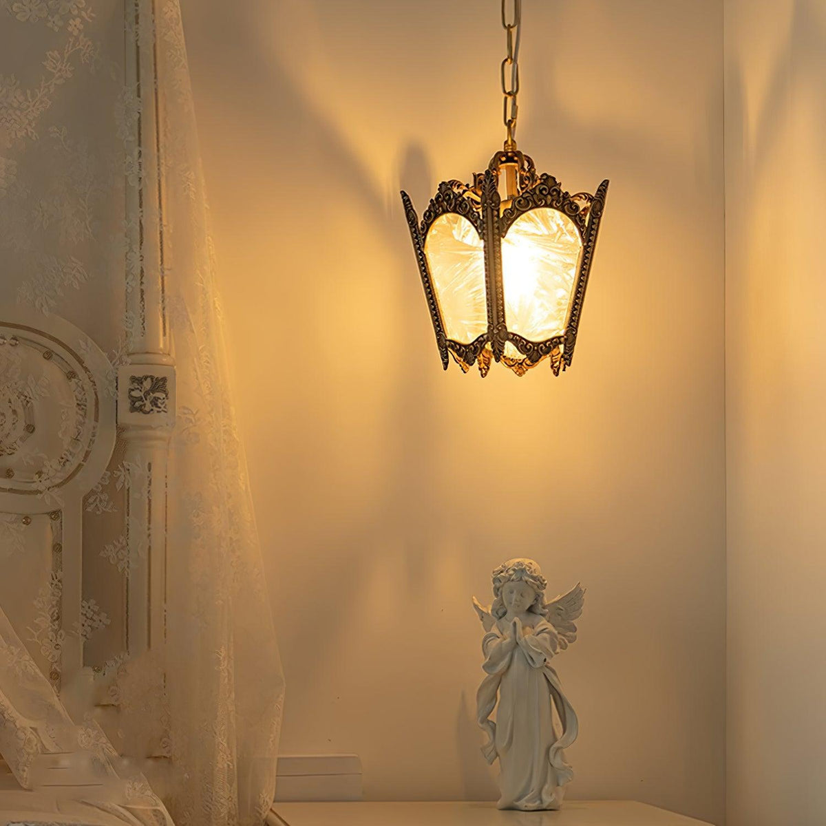 Felenae Suspension Laiton Empire Antique Élégante