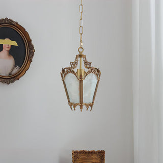 Lustra Suspension Laiton Empire Antique Élégante