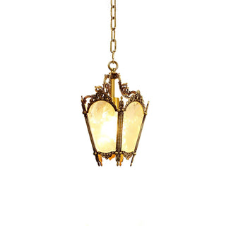 Lustra Suspension Laiton Empire Antique Élégante