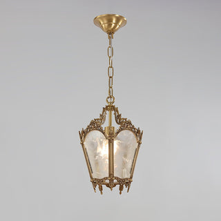 Lustra Suspension Laiton Empire Antique Élégante