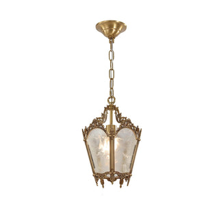 Lustra Suspension Laiton Empire Antique Élégante