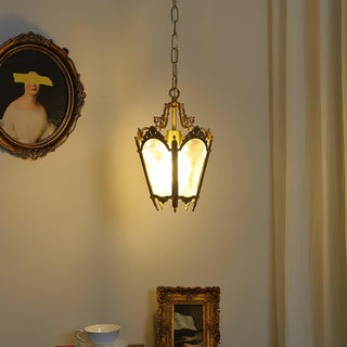 Lustra Suspension Laiton Empire Antique Élégante