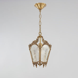 Lustra Suspension Laiton Empire Antique Élégante