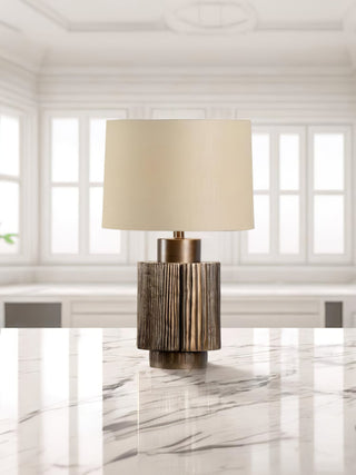 Lumeo Lampe de Table en Tissu Luxe