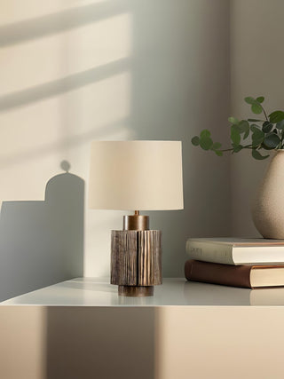Lumeo Lampe de Table en Tissu Luxe