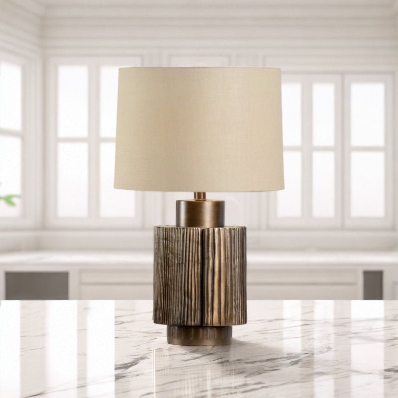 Lumeo Lampe de Table en Tissu Luxe