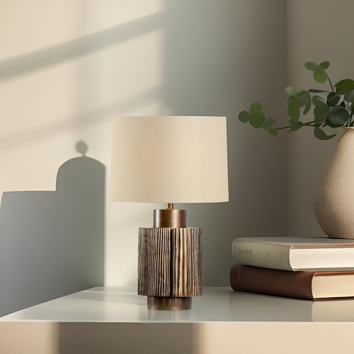 Lumeo Lampe de Table en Tissu Luxe