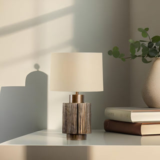 Lumeo Lampe de Table en Tissu Luxe