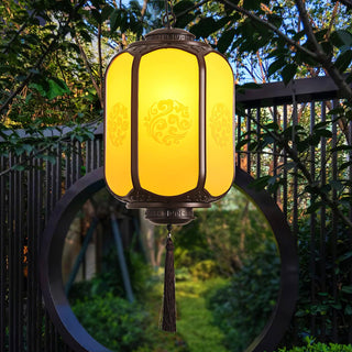 Solara Lampe suspendue antique lanterne d'extérieur rustique