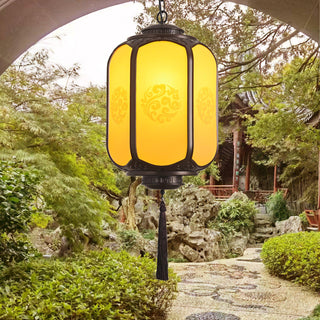 Solara Lampe suspendue antique lanterne d'extérieur rustique