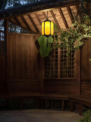Solara Lampe suspendue antique lanterne d'extérieur rustique