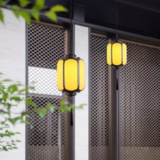 Solara Lampe suspendue antique lanterne d'extérieur rustique