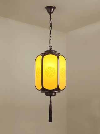 Solara Lampe suspendue antique lanterne d'extérieur rustique