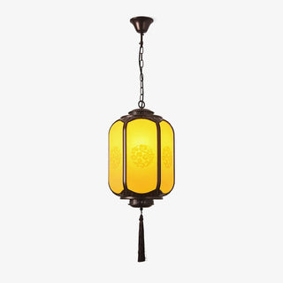 Solara Lampe suspendue antique lanterne d'extérieur rustique