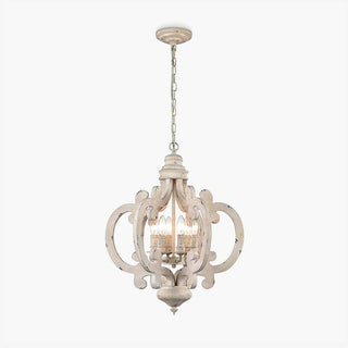 Lustra Lustre en Bois Vintage