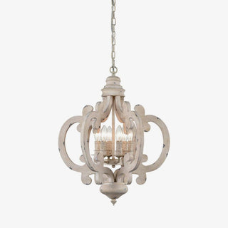 Lustra Lustre en Bois Vintage