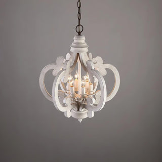 Lustra Lustre en Bois Vintage