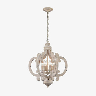 Lustra Lustre en Bois Vintage