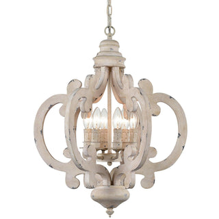 Lustra Lustre en Bois Vintage