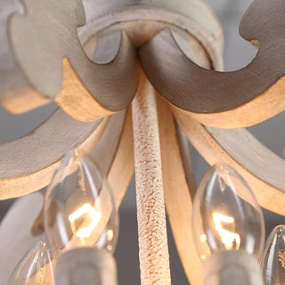 Lustra Lustre en Bois Vintage