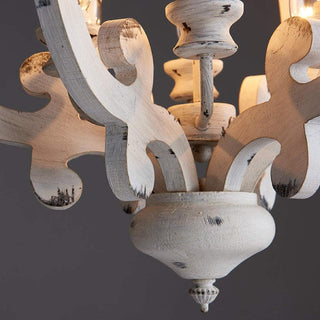 Lustra Lustre en Bois Vintage