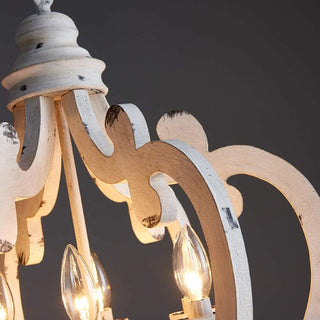 Lustra Lustre en Bois Vintage