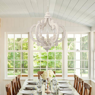 Lustra Lustre en Bois Vintage