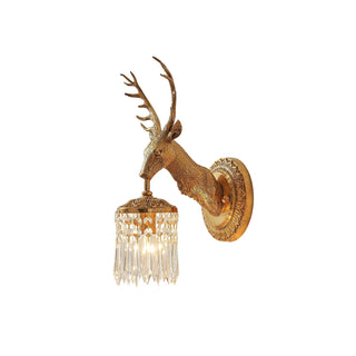 Antler Applique Murale en Cristal