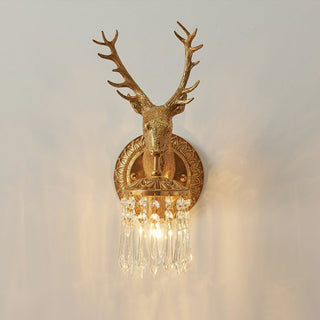 Antler Applique Murale en Cristal