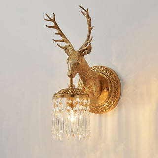 Antler Applique Murale en Cristal