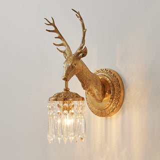 Antler Applique Murale en Cristal