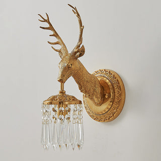 Antler Applique Murale en Cristal