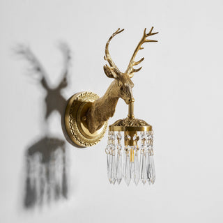 Antler Applique Murale en Cristal