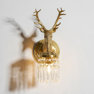Antler Applique Murale en Cristal
