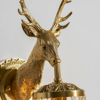 Antler Applique Murale en Cristal