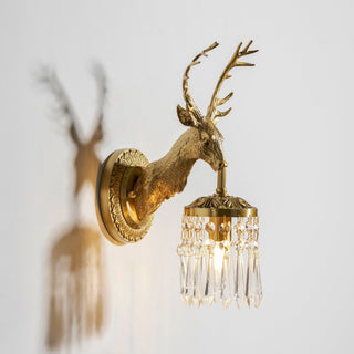 Antler Applique Murale en Cristal
