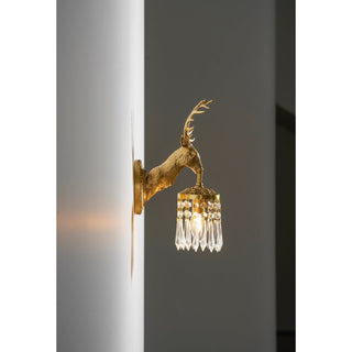 Antler Applique Murale en Cristal