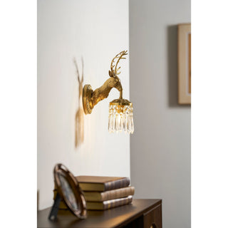 Antler Applique Murale en Cristal