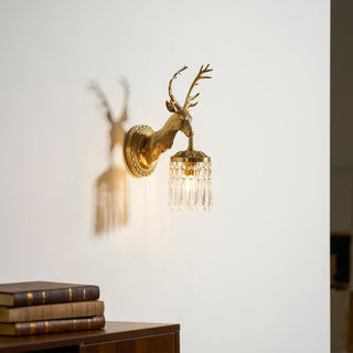 Antler Applique Murale en Cristal