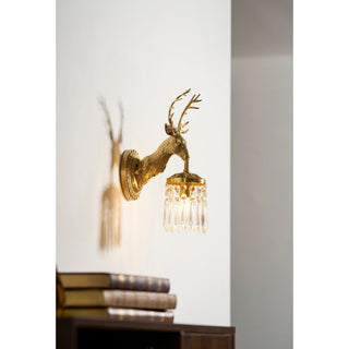 Antler Applique Murale en Cristal