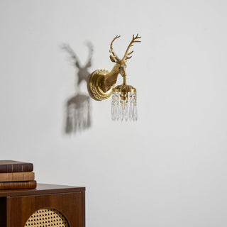 Antler Applique Murale en Cristal
