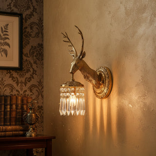 Antler Applique Murale en Cristal