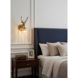 Antler Applique Murale en Cristal
