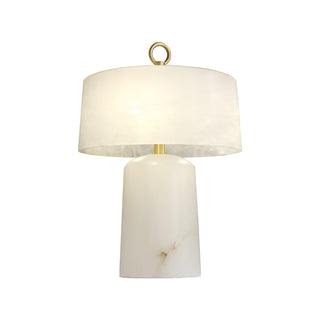 Eurvynyra Lampe de Table en Albâtre