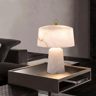 Eurvynyra Lampe de Table en Albâtre