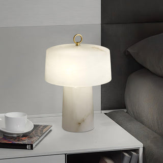 Eurvynyra Lampe de Table en Albâtre