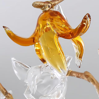Ulfuvye Lustre Branche Laiton Cristal Luxueux